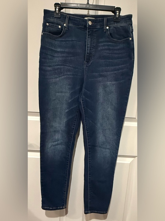 78&Sunny Denim - Women's Dark Indigo High-Rise Stretch Ankle Jeans